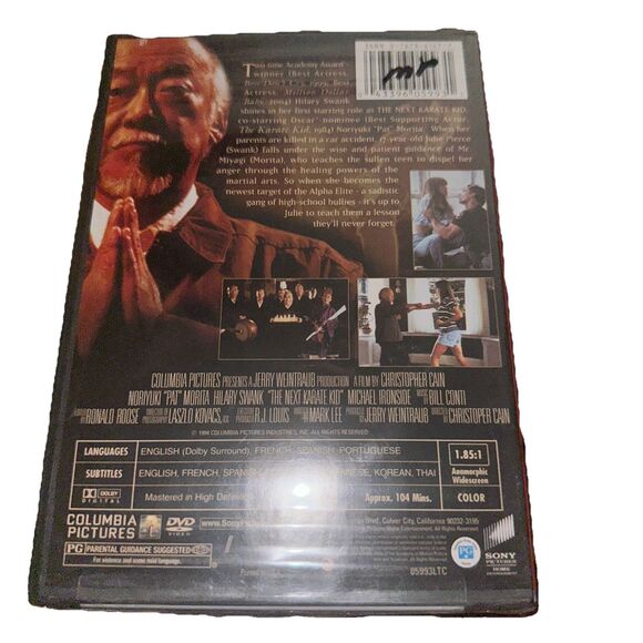 The Next Karate Kid DVD Pat Morita Hilary Swank Michael Ironside Walton Goggins - Picture 2 of 2
